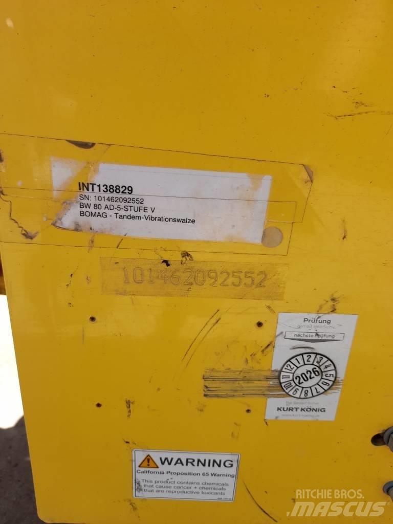 Bomag BW 80 AD-5 Tvåvalsvältar