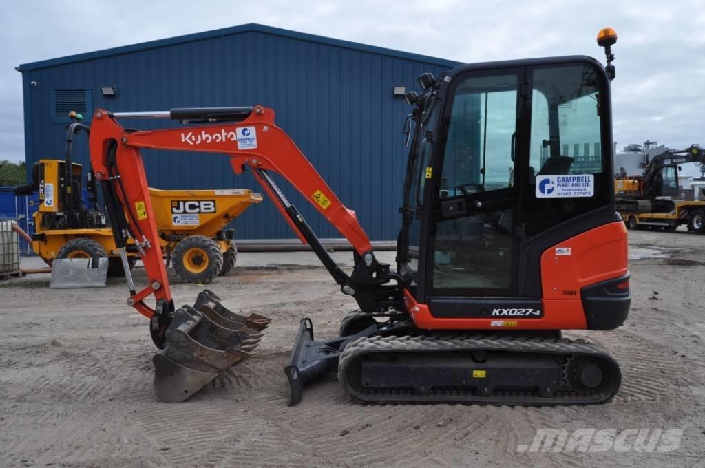 Kubota KX 027-4 Minigrävare < 7t