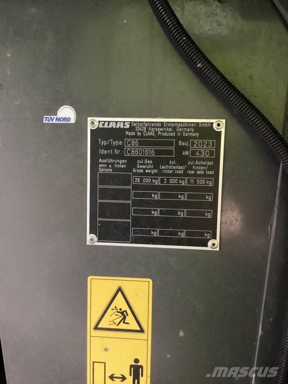 Claas 8700 TT Lantbruk - Övrigt