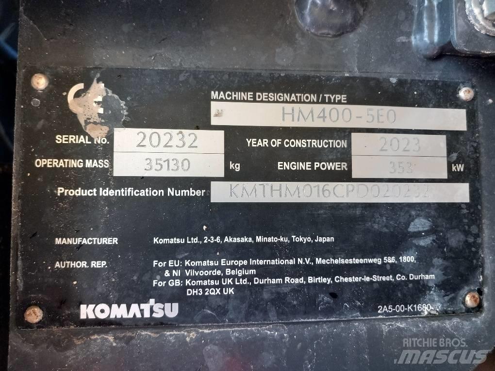 Komatsu HM400-5E0 Midjestyrd dumper