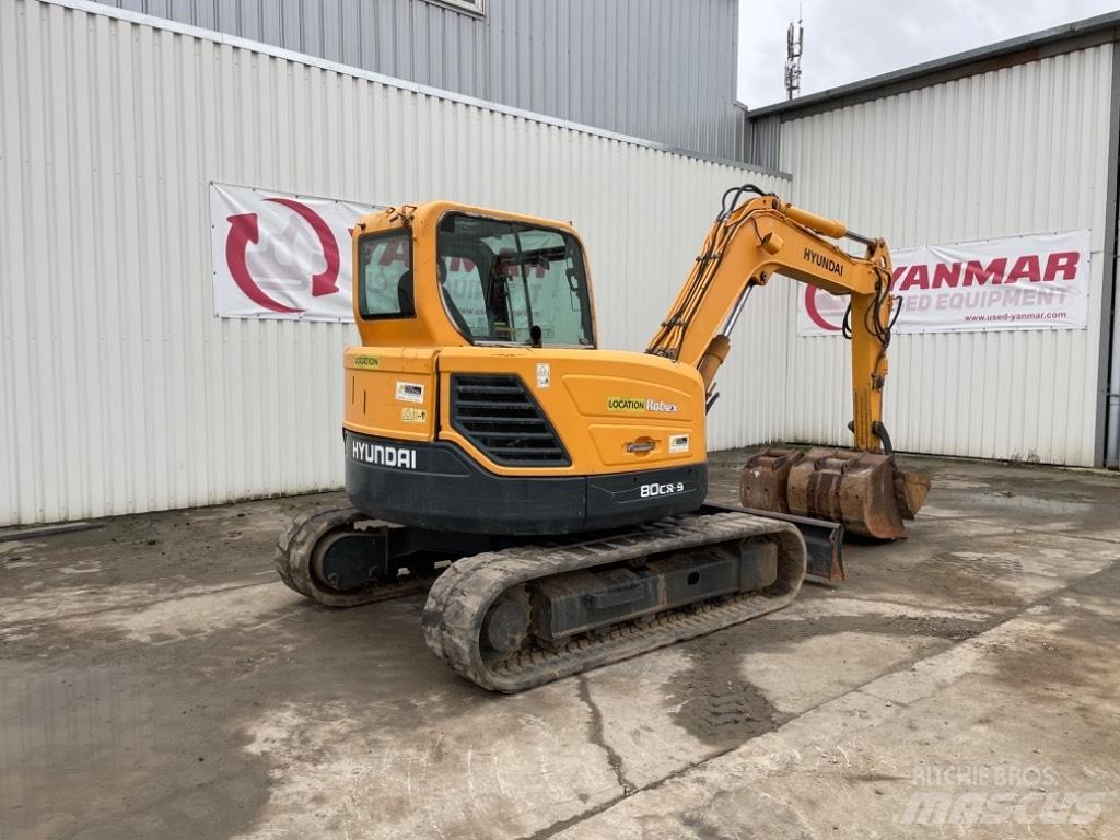 Hyundai R80CR-9 Midigrävmaskiner 7t - 12t