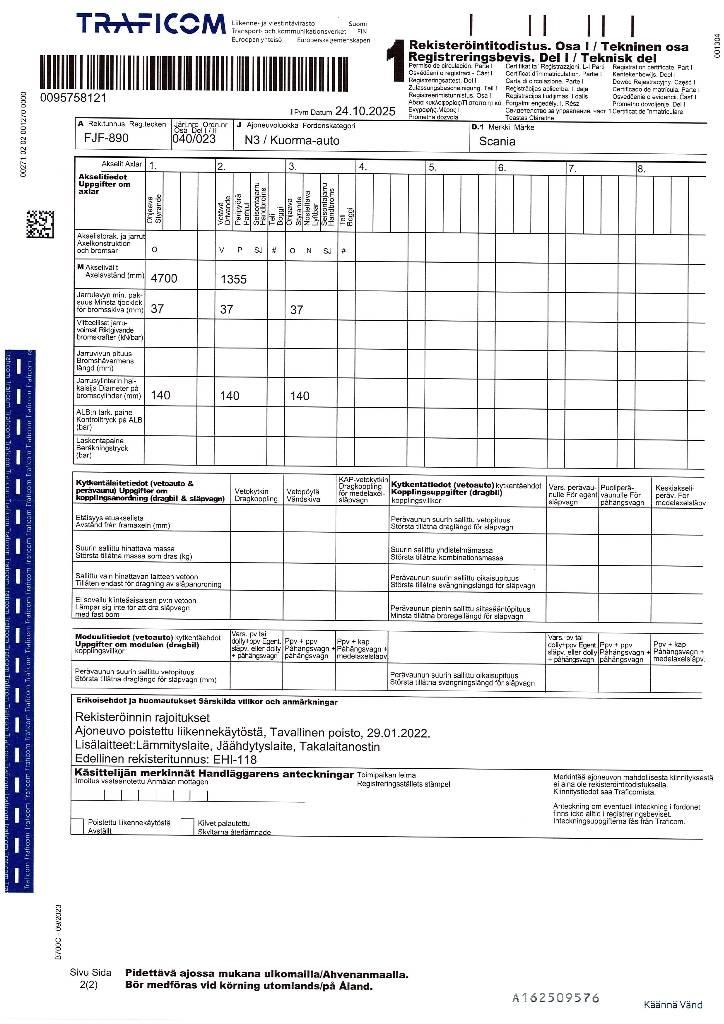 Scania R 500 Skåpbilar