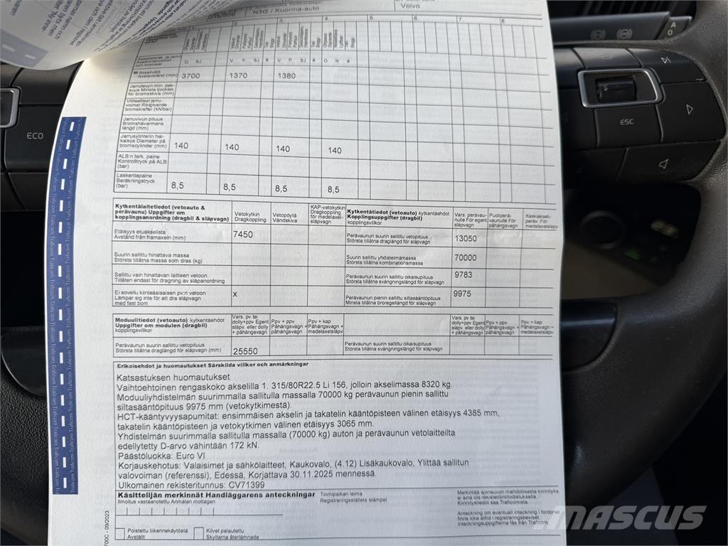 Volvo FMX 500 8X4 Lastväxlare/Krokbilar