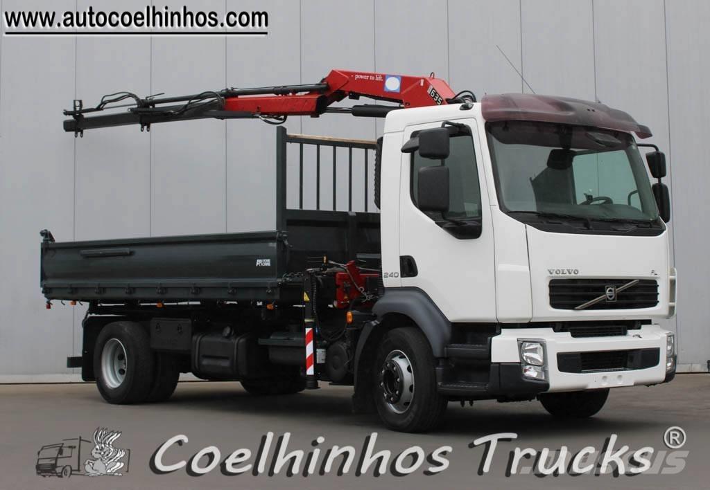 Volvo FL 240 + HMF 635 Tippbilar