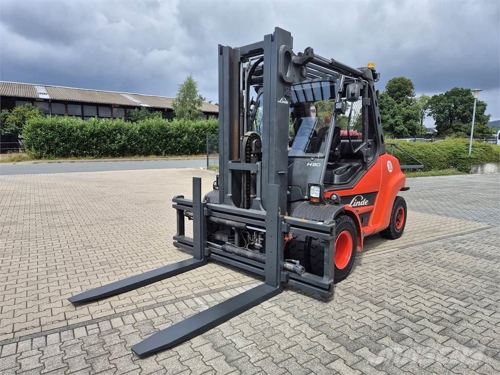 Linde H80T-900 Gasolmotviktstruckar