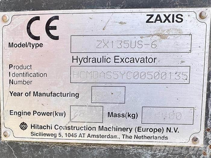 Hitachi ZX135US-6 Specialgrävmaskiner