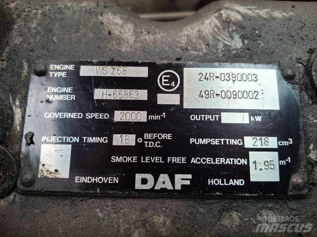 DAF WS268 Motorer