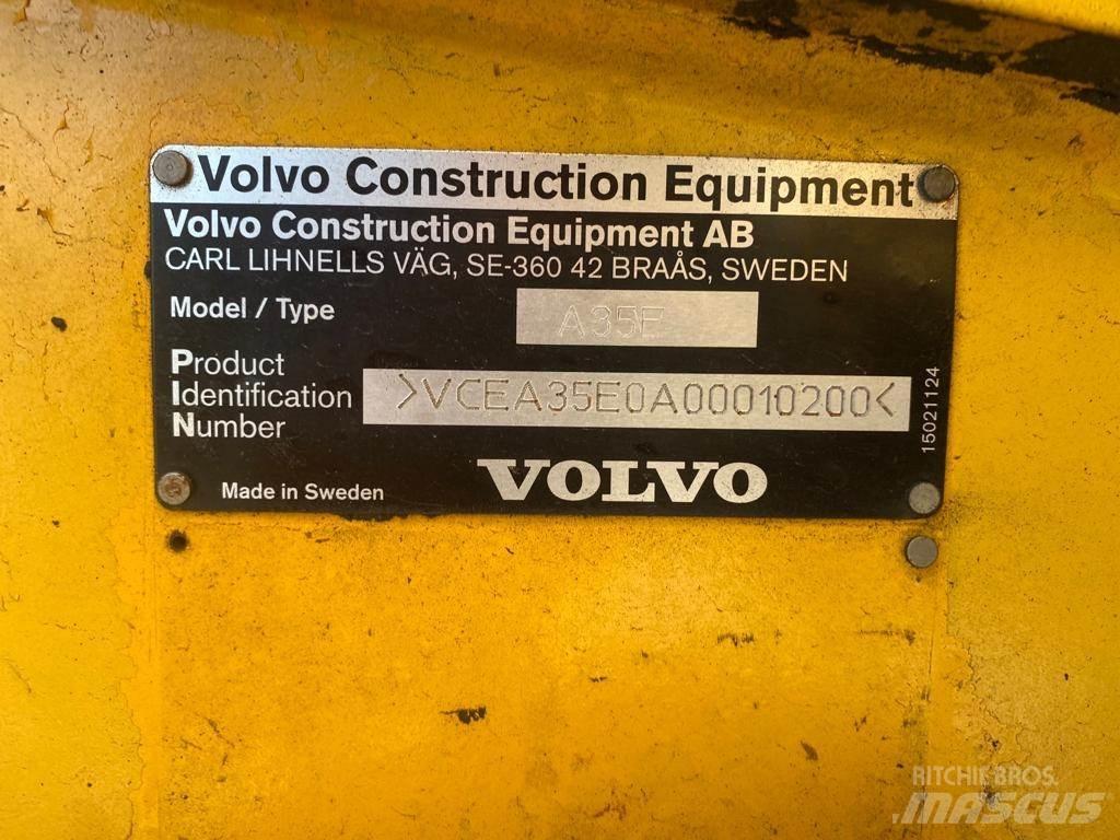 Volvo A35E Midjestyrd dumper