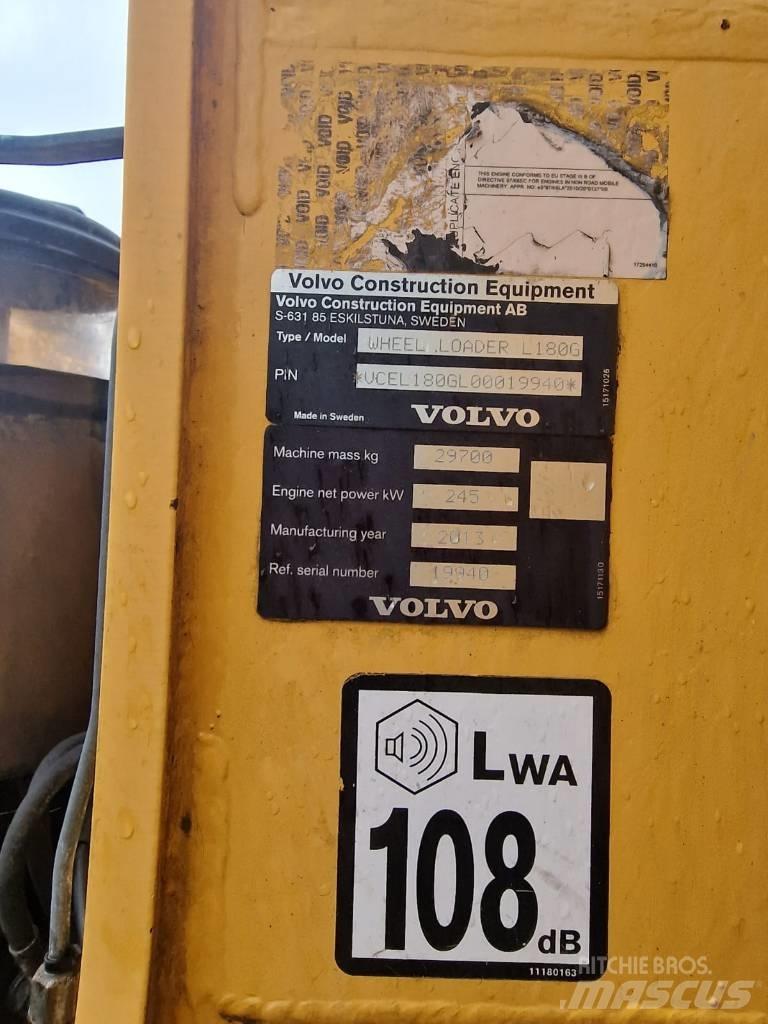 Volvo L180G Bj 2013' Hjullastare