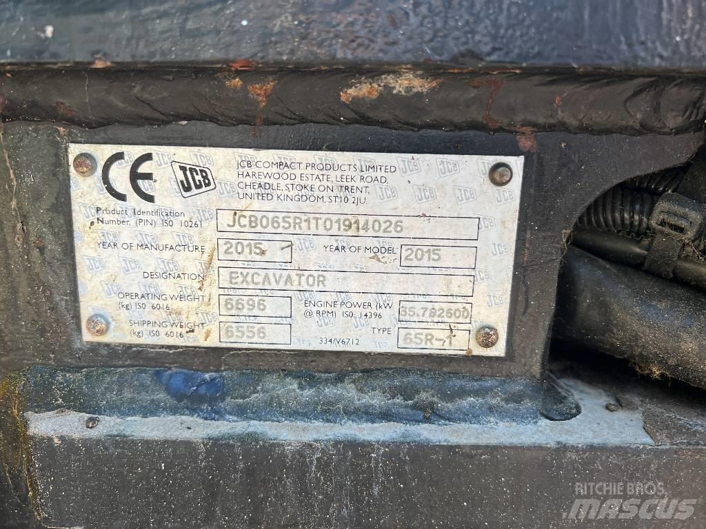 JCB 65 R-1 Minigrävare < 7t