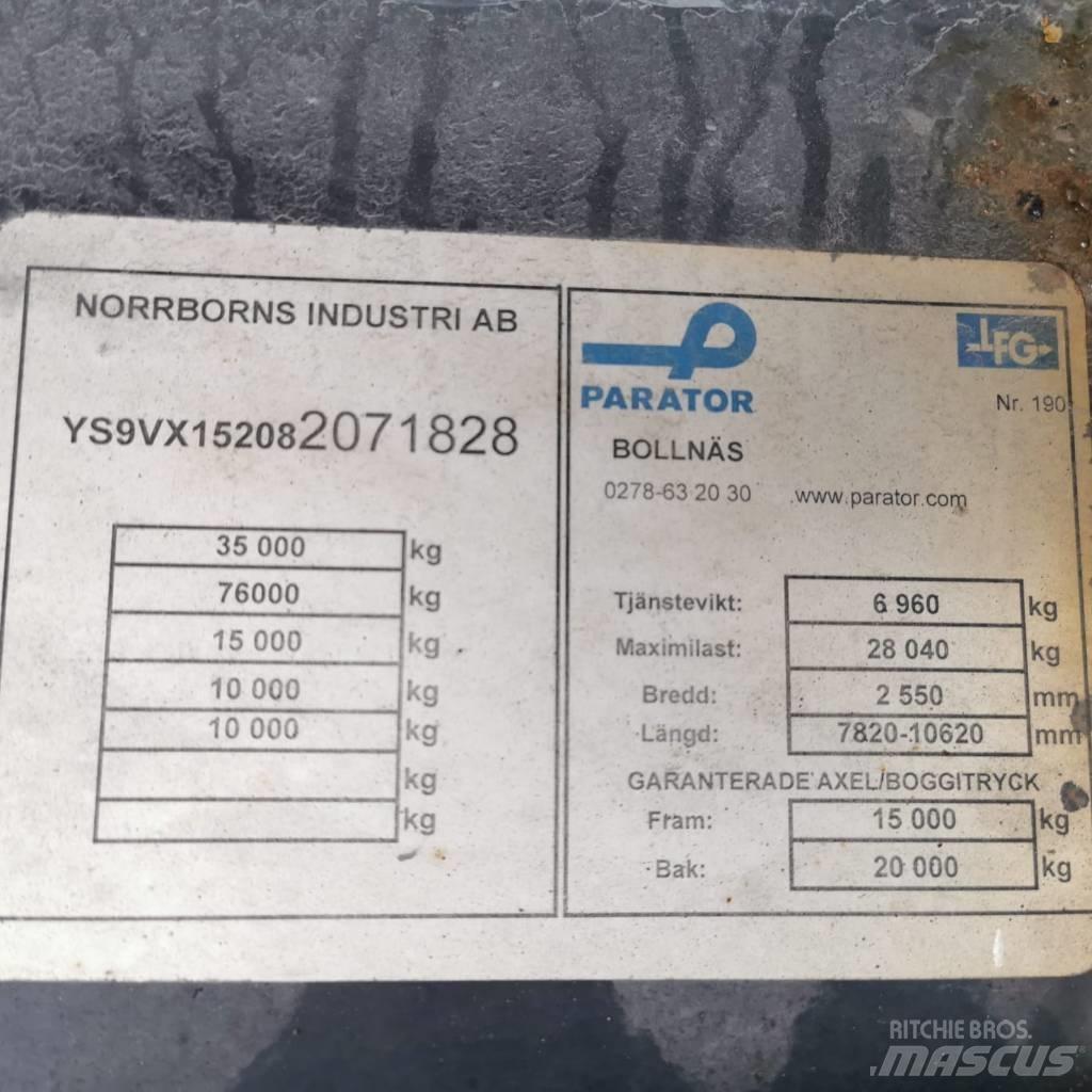 Parator VX 15-20 Skåpsläp