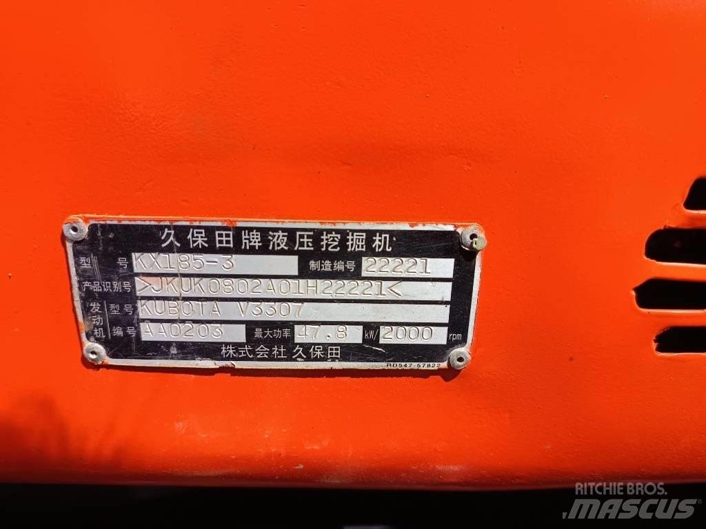 Kubota KX 185 Midigrävmaskiner 7t - 12t
