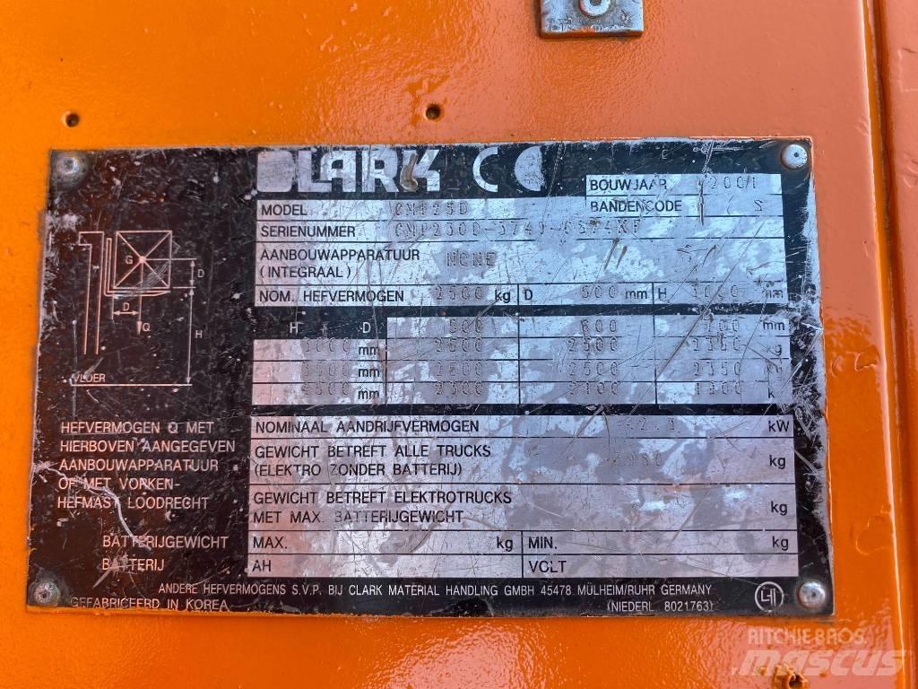 Clark CMP 25 Dieselmotviktstruckar