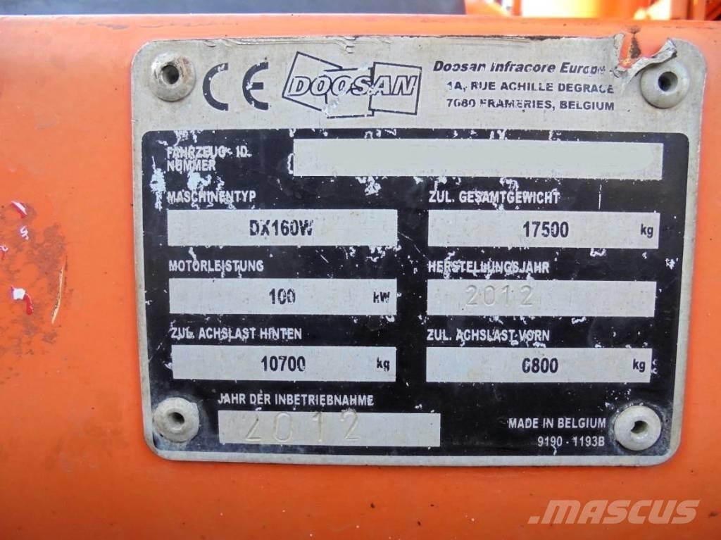 Doosan DX 160 W Hjulgrävare