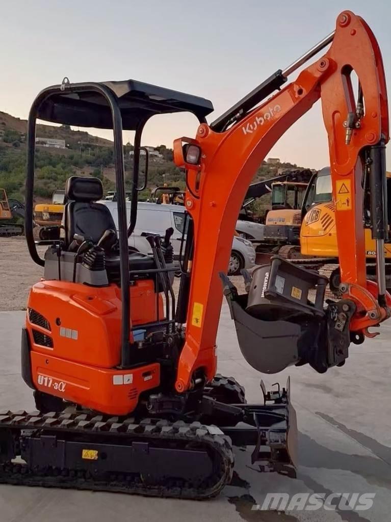 Kubota U17-3a Minigrävare < 7t