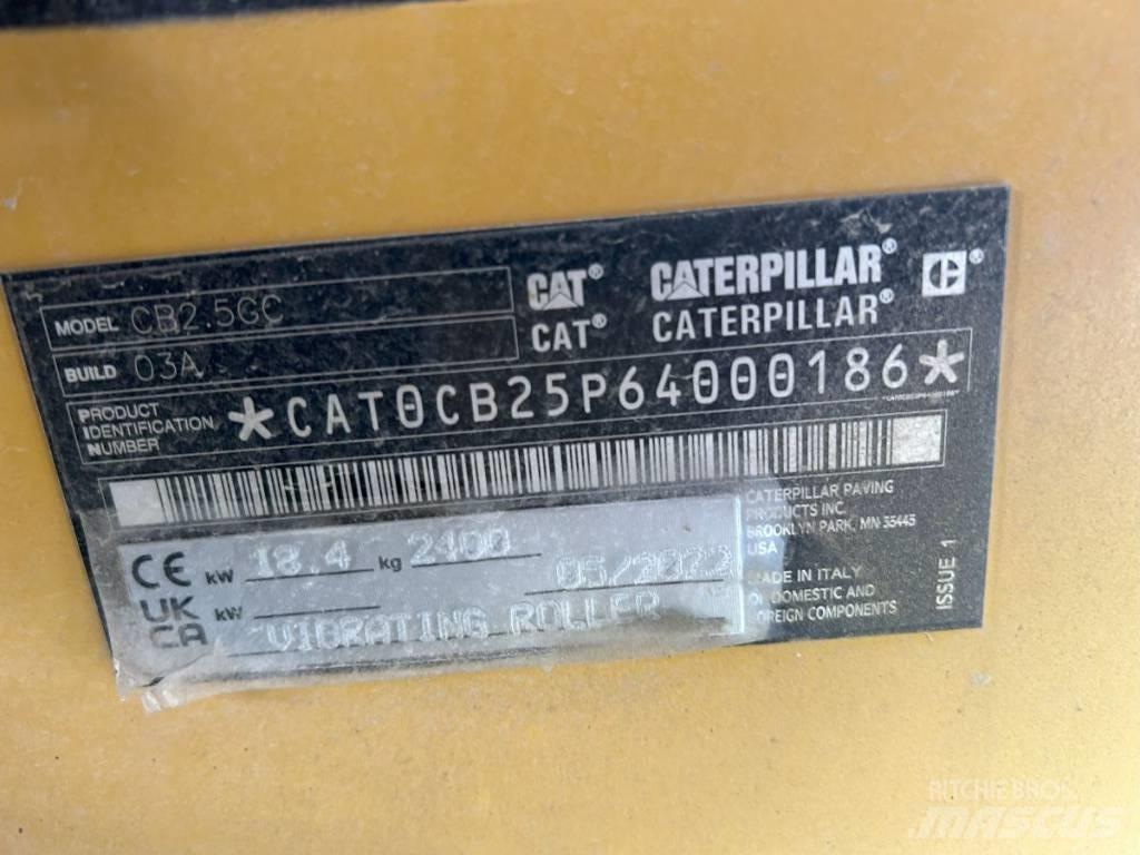 CAT CB 2.5GC Tvåvalsvältar