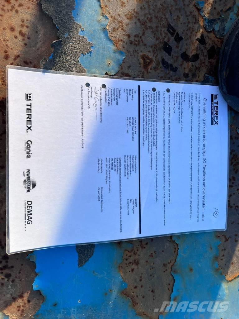 Genie GS 2632 Saxliftar