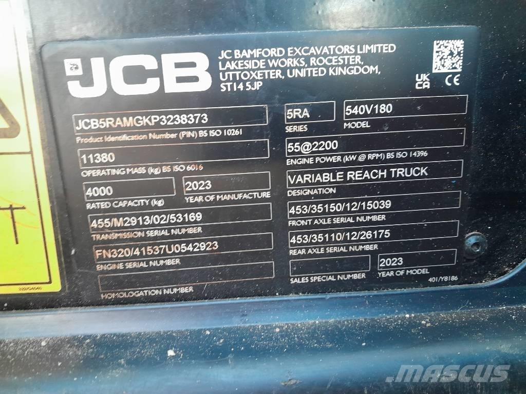 JCB 540.180 Teleskoplastare