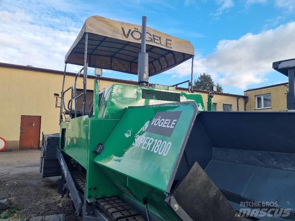 Vögele super 1800 Asfaltsläggningsmaskiner