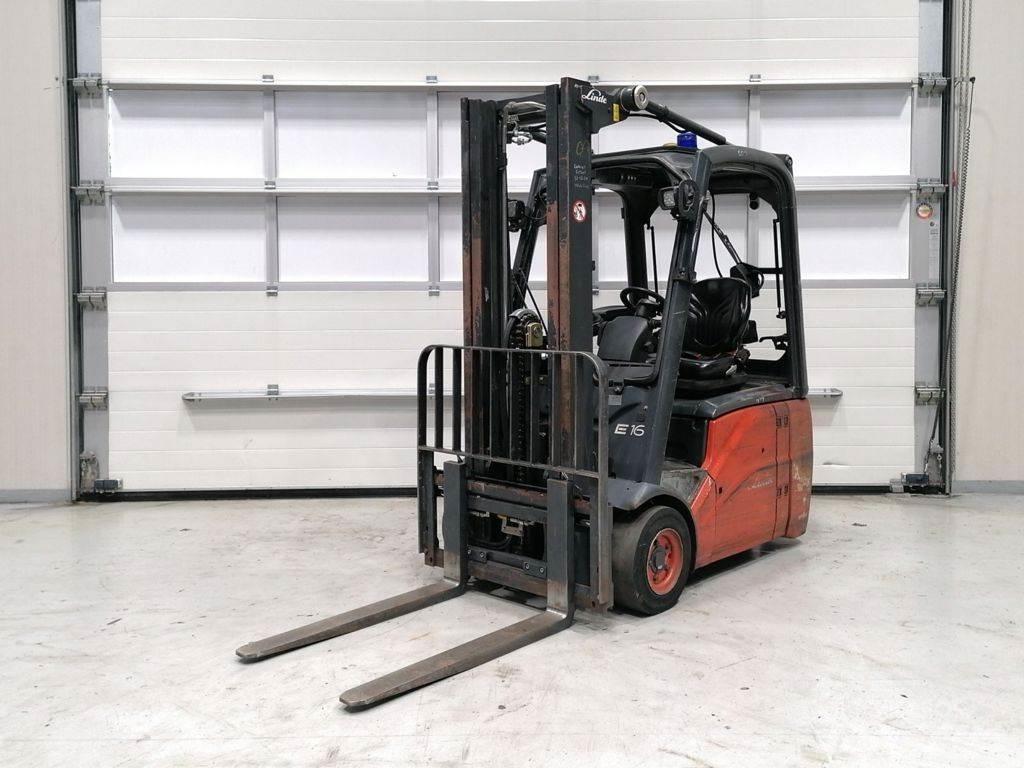 Linde E16C-01 Elmotviktstruckar
