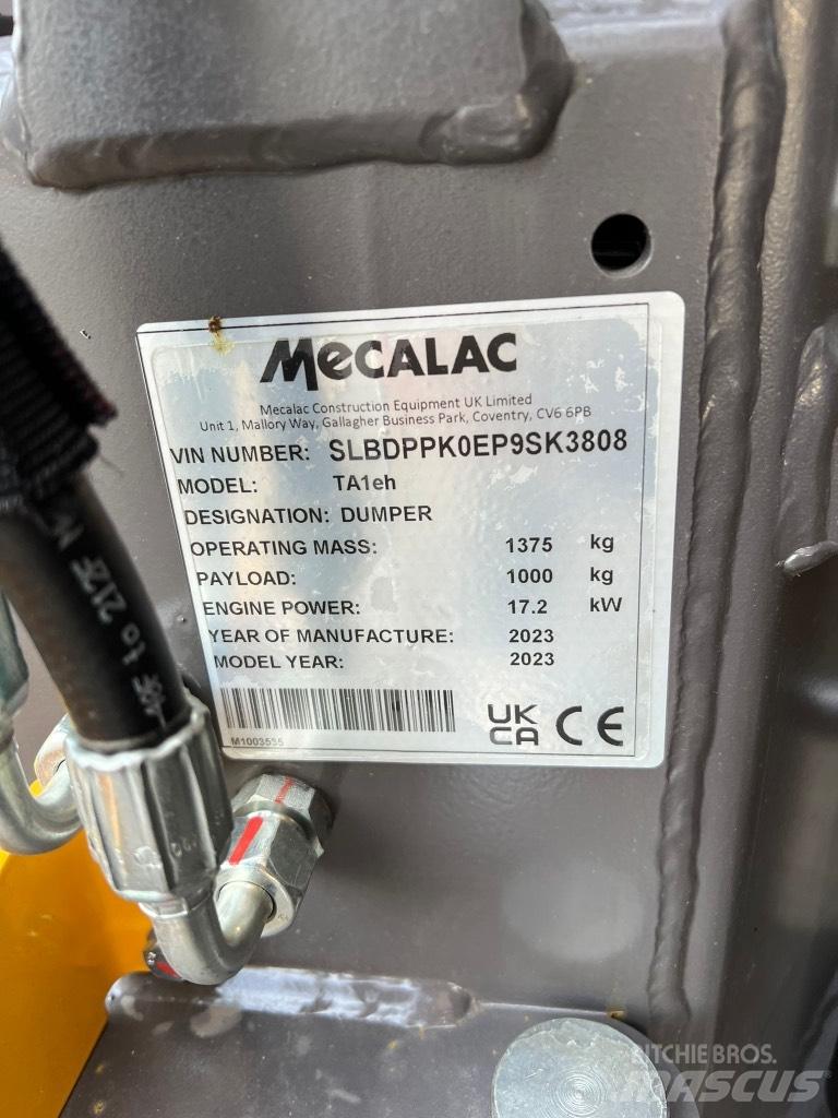 Mecalac TA 1 EH Midjestyrd dumper