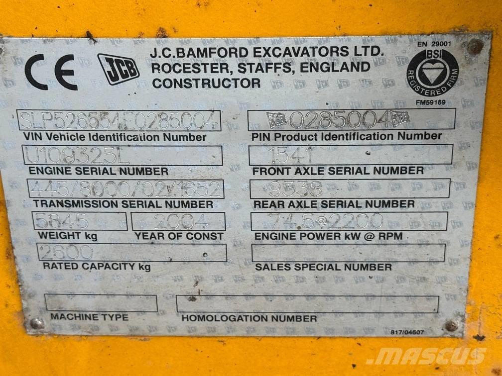 JCB 526 S Teleskoplastare