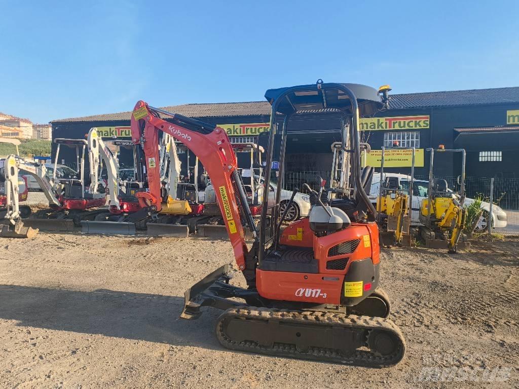 Kubota U 17-3 Minigrävare < 7t