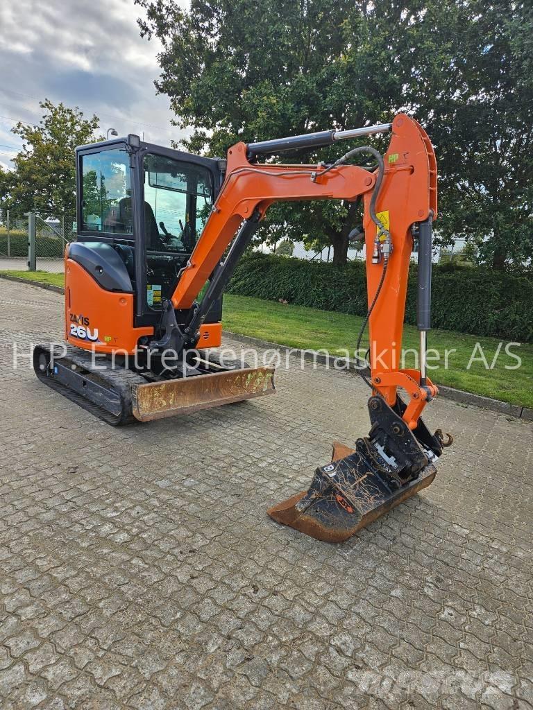 Hitachi ZX 26 U-6 CR Minigrävare < 7t