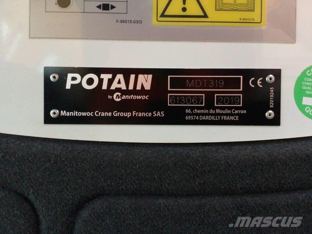 Potain MDT 319 Byggkranar