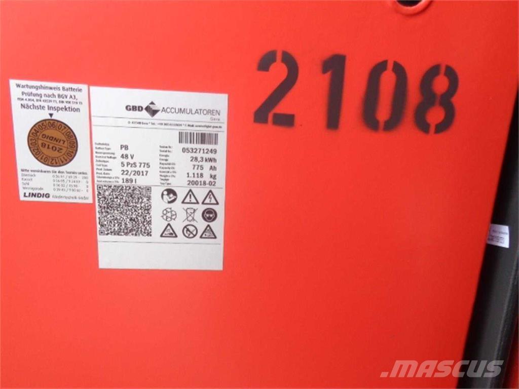 Linde E20PH Elmotviktstruckar