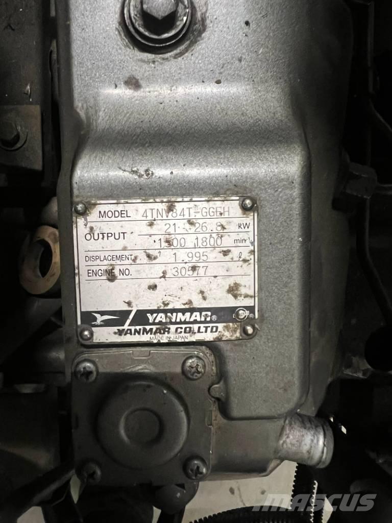 Yanmar 4TNV84T-GGEH Minigrävare < 7t