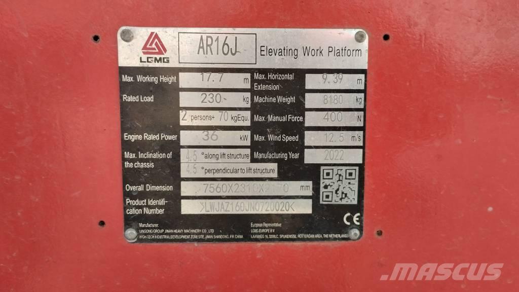 LGMG AR 16 J Bomliftar