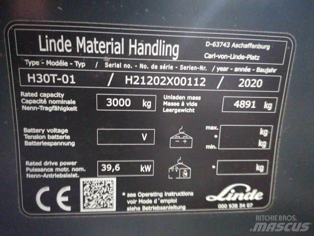 Linde H30T-01 Gasolmotviktstruckar