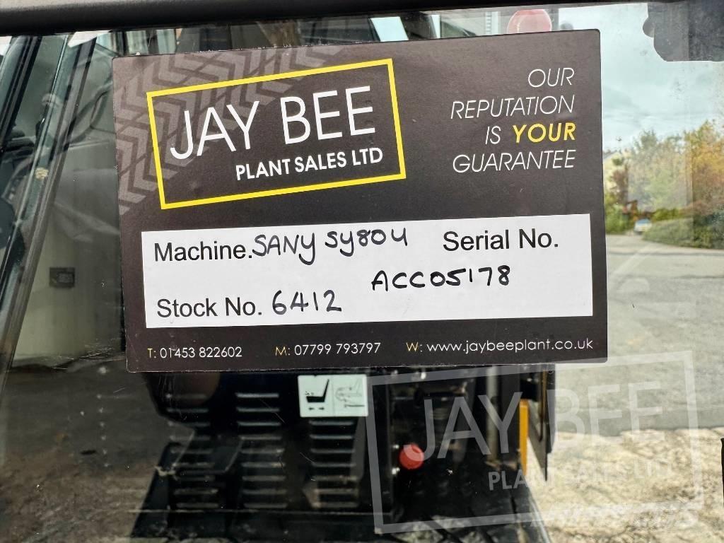 Sany SY 80 U Midigrävmaskiner 7t - 12t