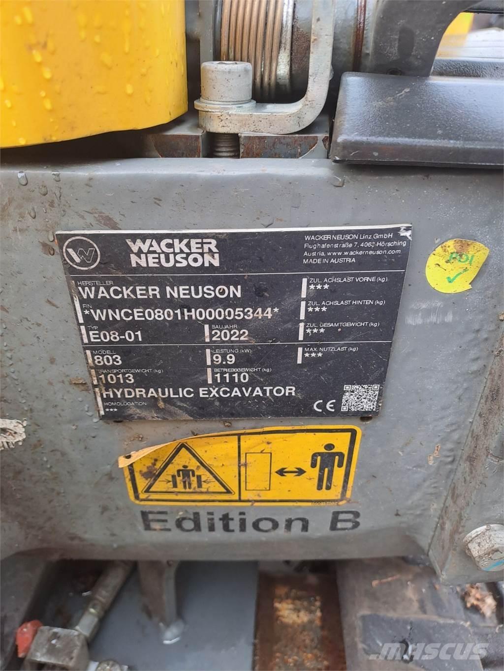 Wacker Neuson 803 Bandgrävare