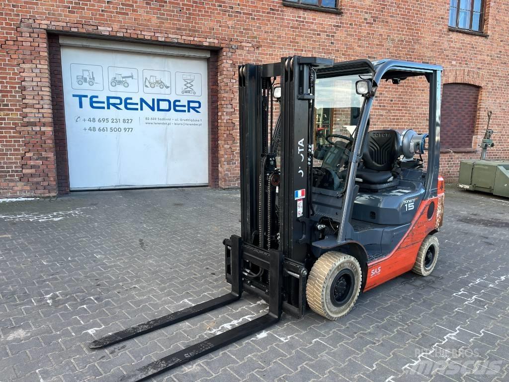 Toyota 8FG15F Gasolmotviktstruckar