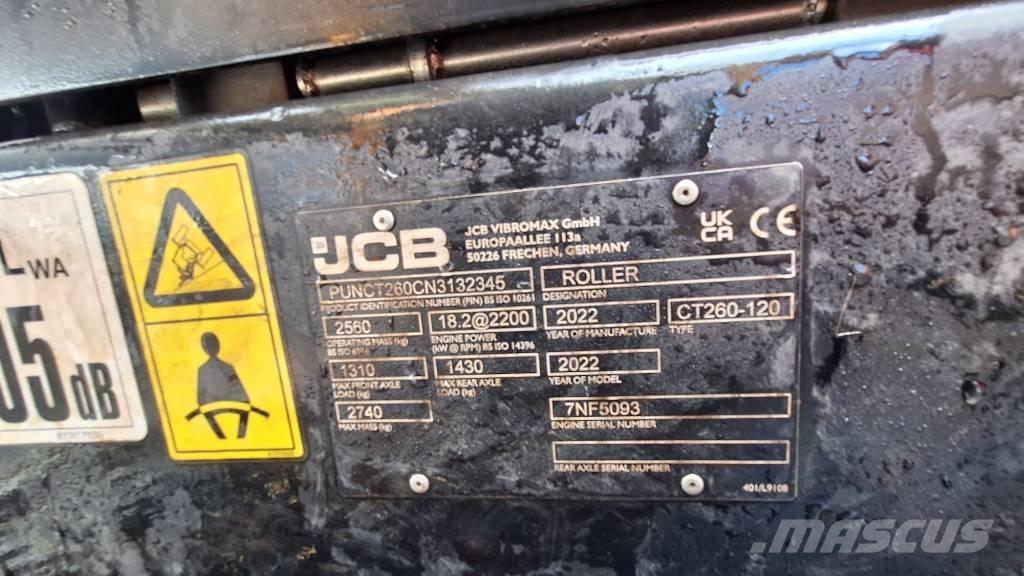 JCB CT 260-120 Tvåvalsvältar