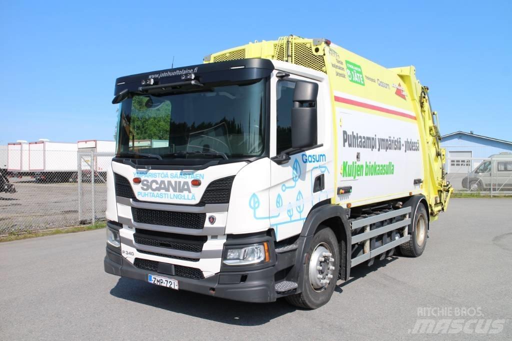 Scania P 340 CNG A Sopbilar