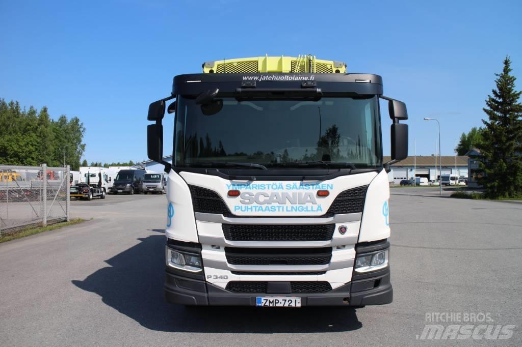 Scania P 340 CNG A Sopbilar