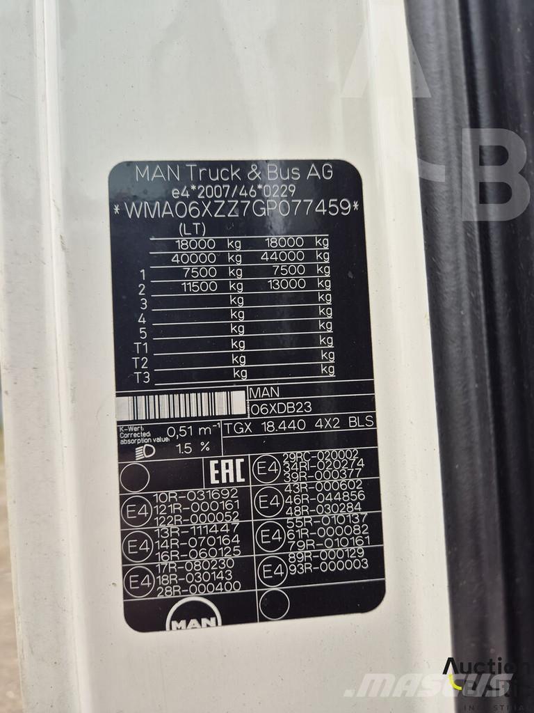 MAN TGX18.440 Dragbilar