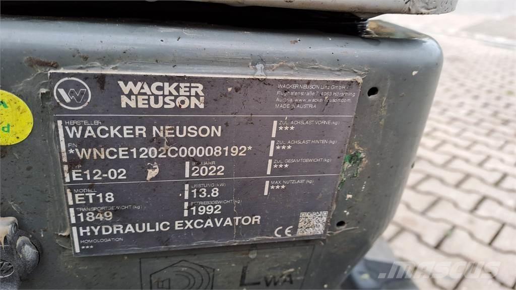 Wacker Neuson ET18 Bandgrävare