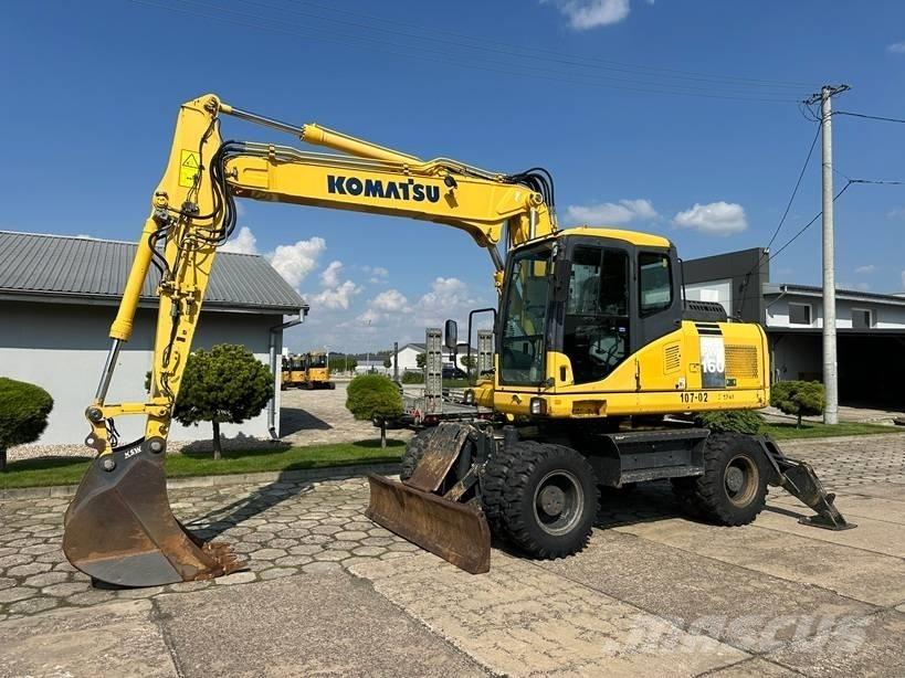 Komatsu PW 160-7E0 Hjulgrävare