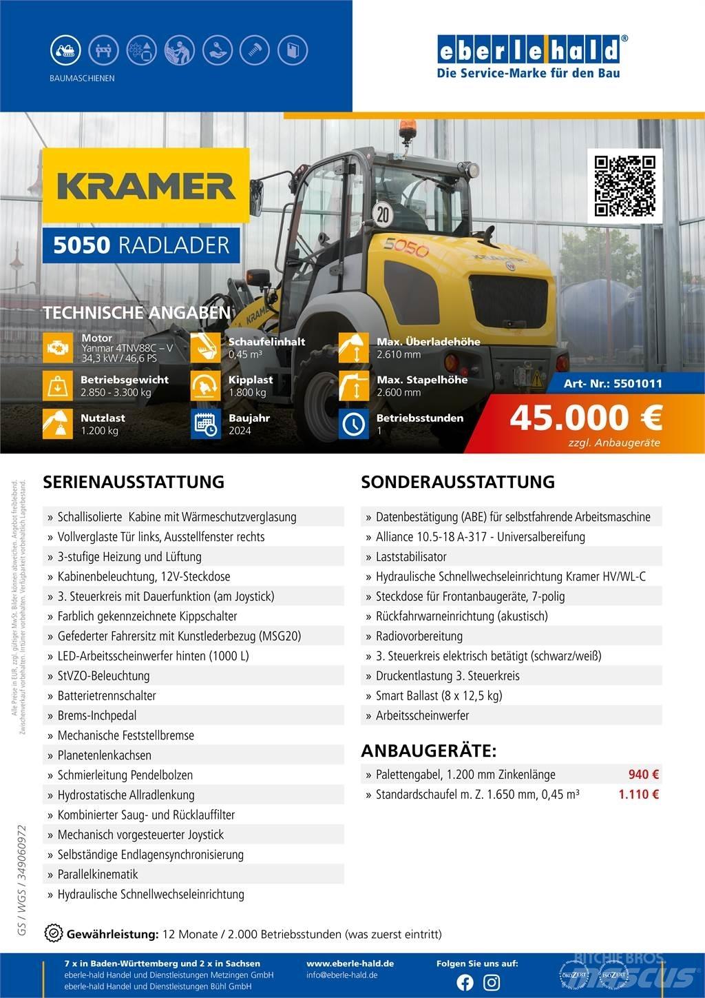 Kramer 5050 Hjullastare