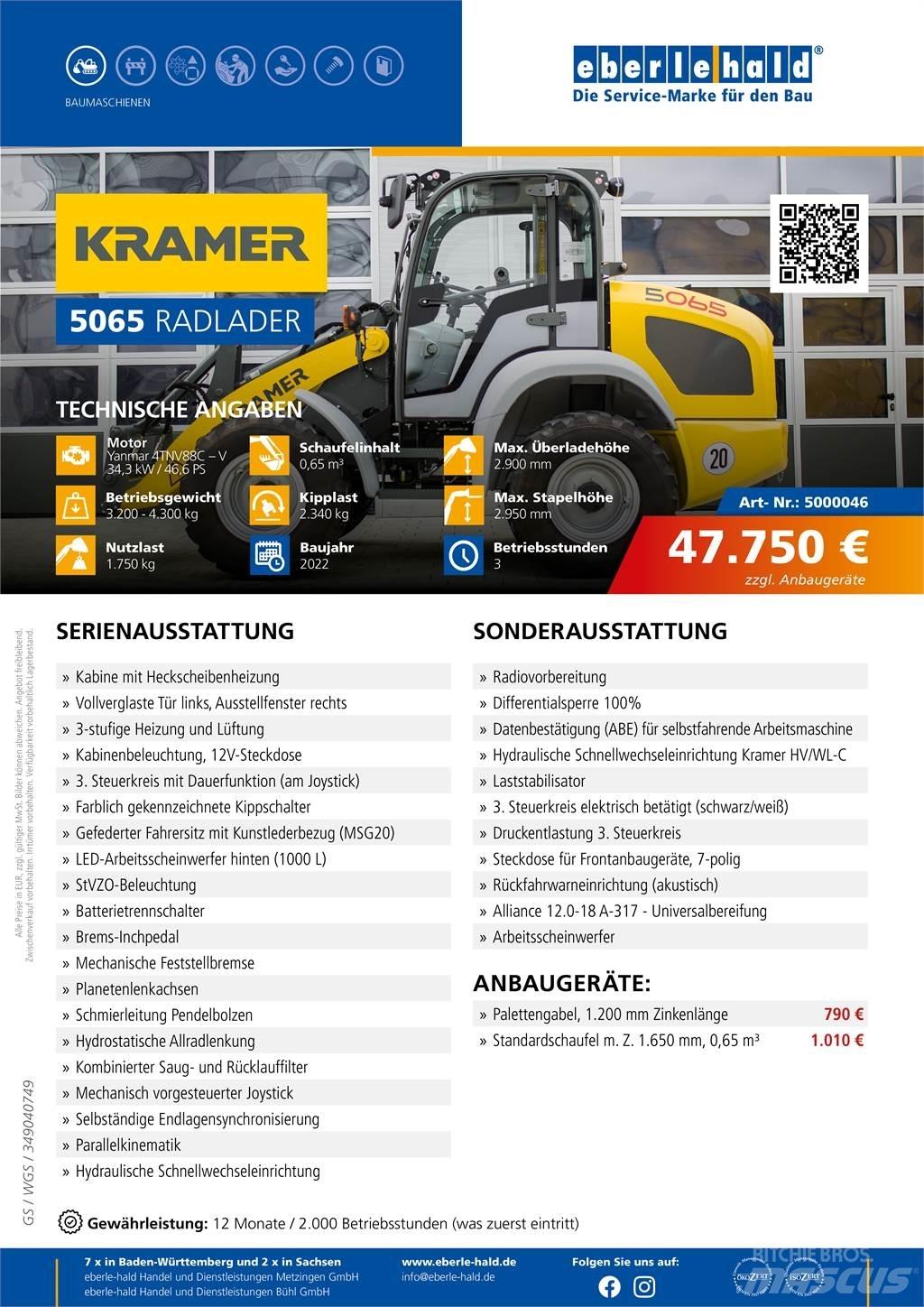 Kramer 5065 Hjullastare