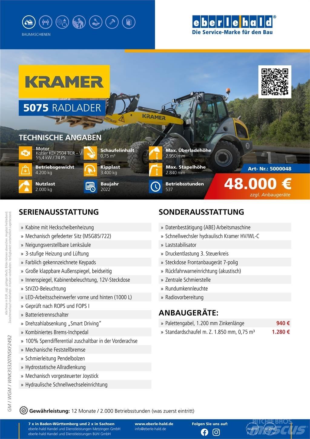 Kramer 5075 Hjullastare