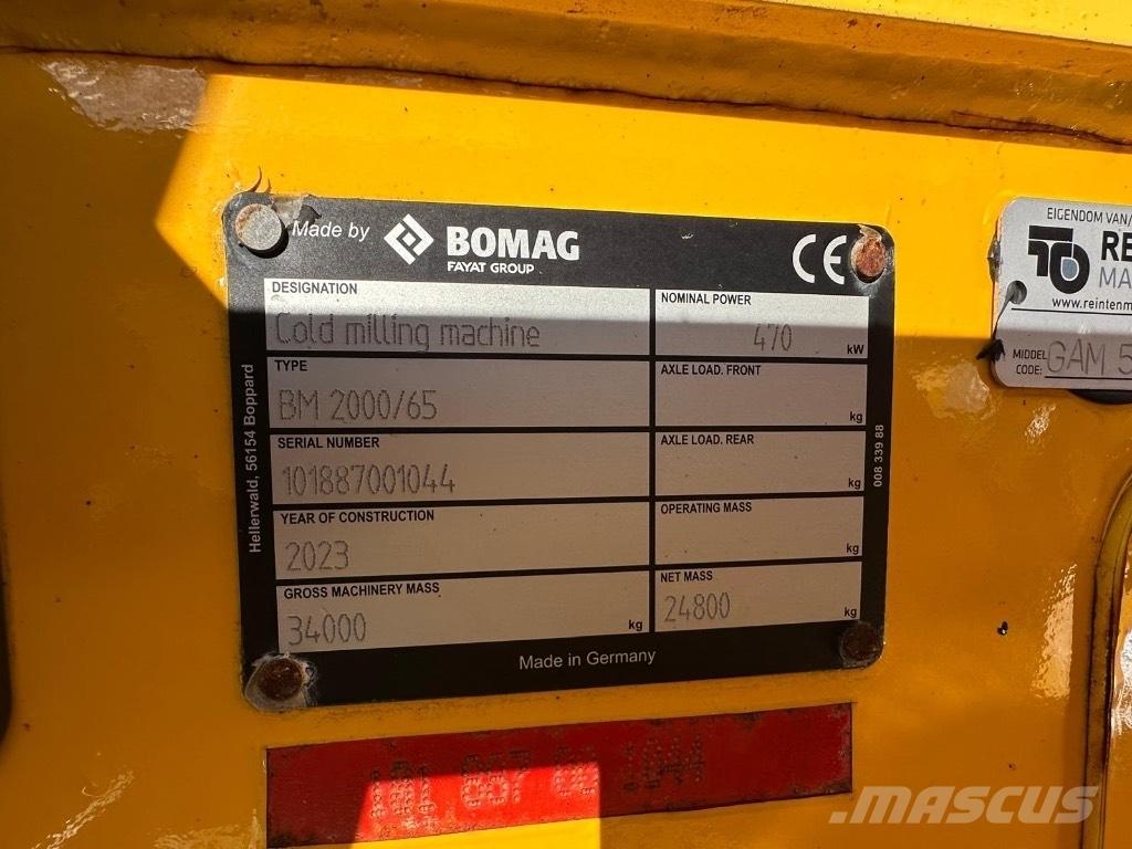 Bomag BM 2000/65 Asfaltskallfräsmaskiner
