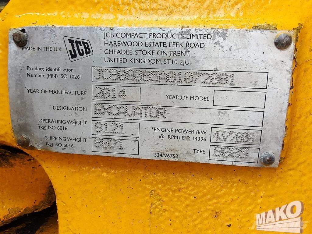 JCB 8085 ZTS Midigrävmaskiner 7t - 12t