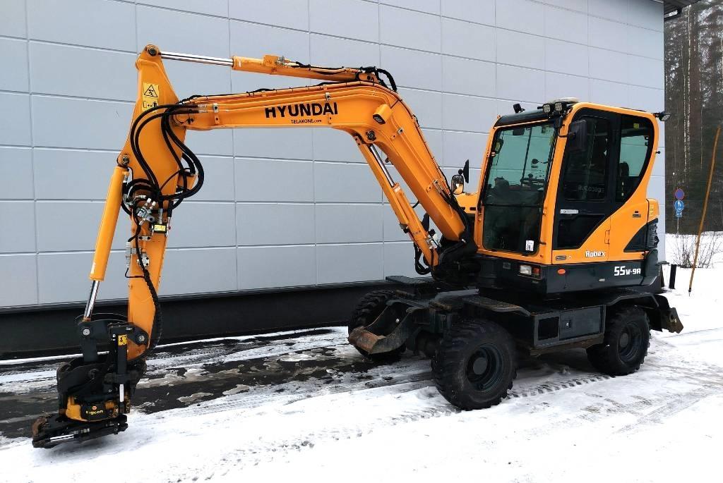 Hyundai 55W-9a Hjulgrävare