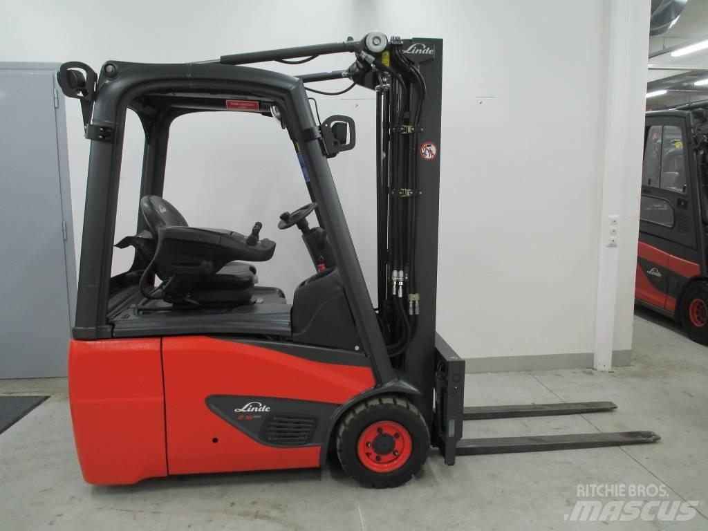 Linde E 16 C-02 Elmotviktstruckar
