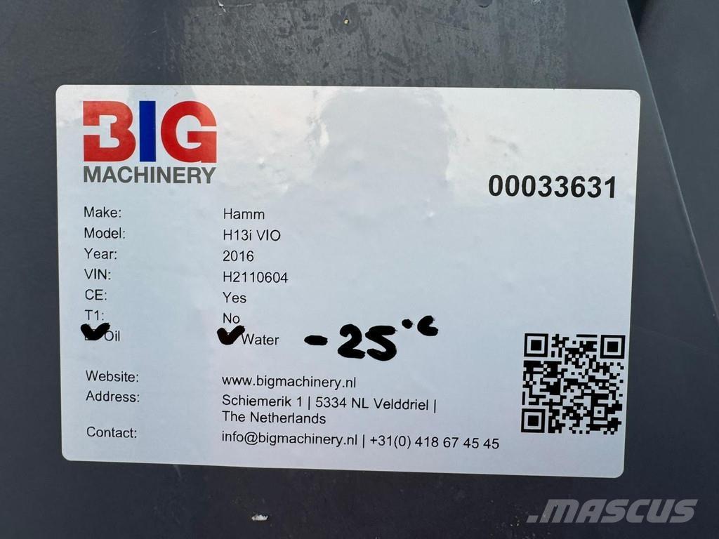 Hamm H13i VIO Envalsvältar